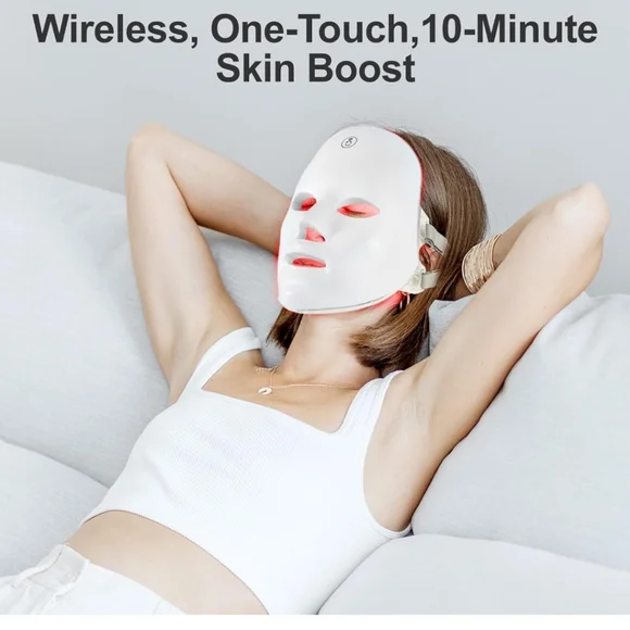 🌸LED 7 Light Mask NIB - Picture 6 of 7